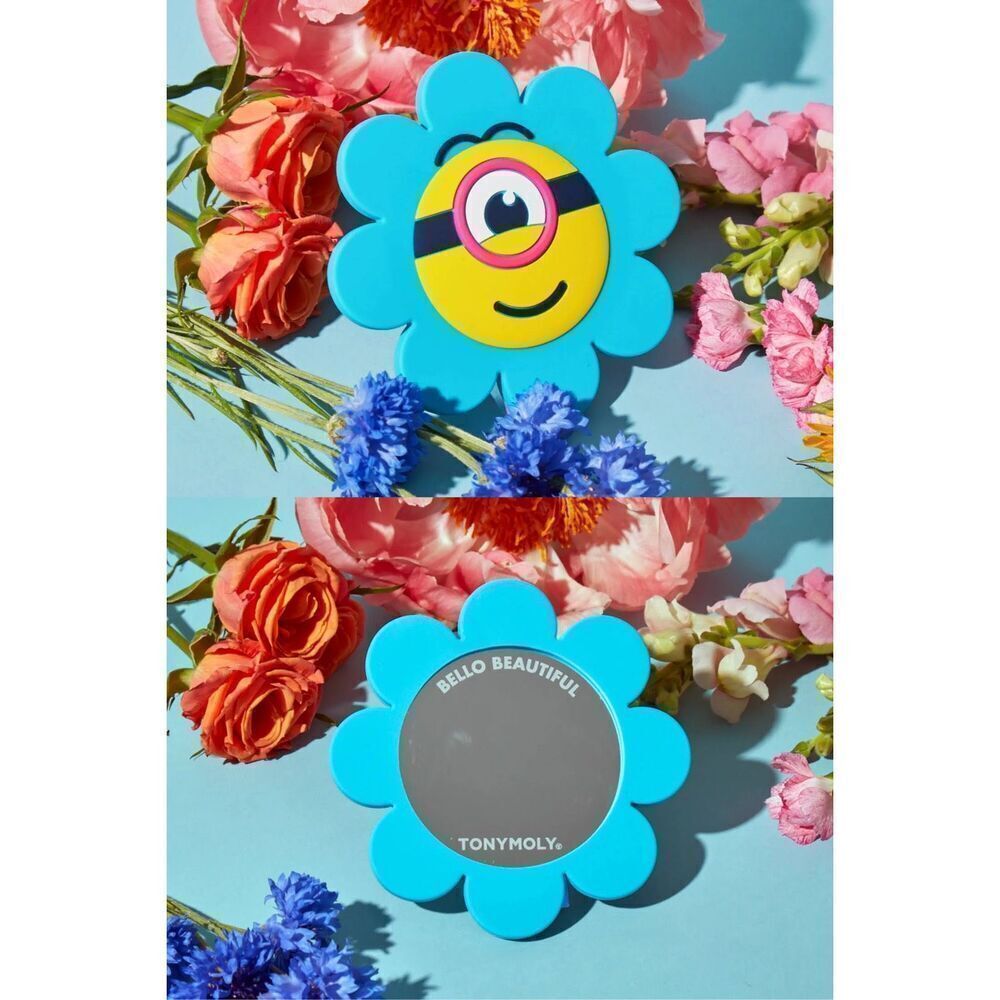 TONYMOLY x Minions Bello Beautiful Round Travel Mirror New - Picture 6 of 6